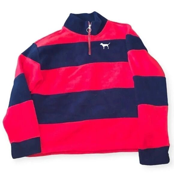 Victoria’s Secret PINK Polar Fleece Half-Zip - Picture 1 of 3